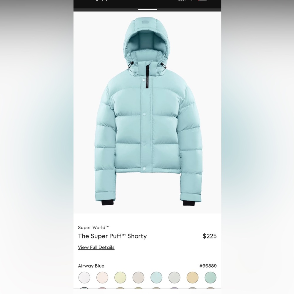 Aritzia super puff jacket size large